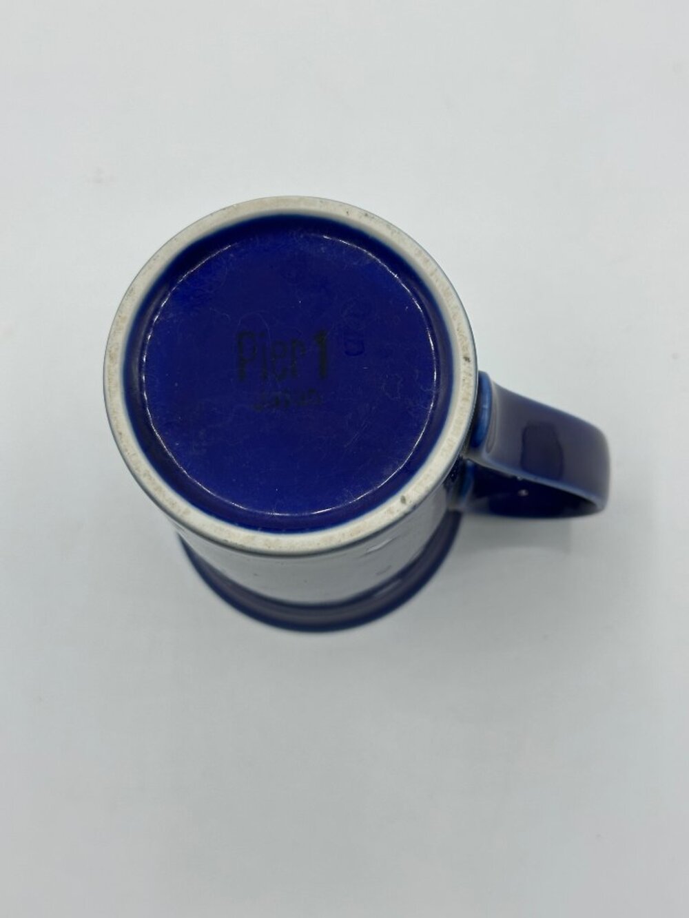 Pier 1 Celestial Sun Cobalt Blue Coffee Cup - Picture 6 of 7